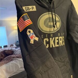 NFL Black and Gold Packers Hoodie